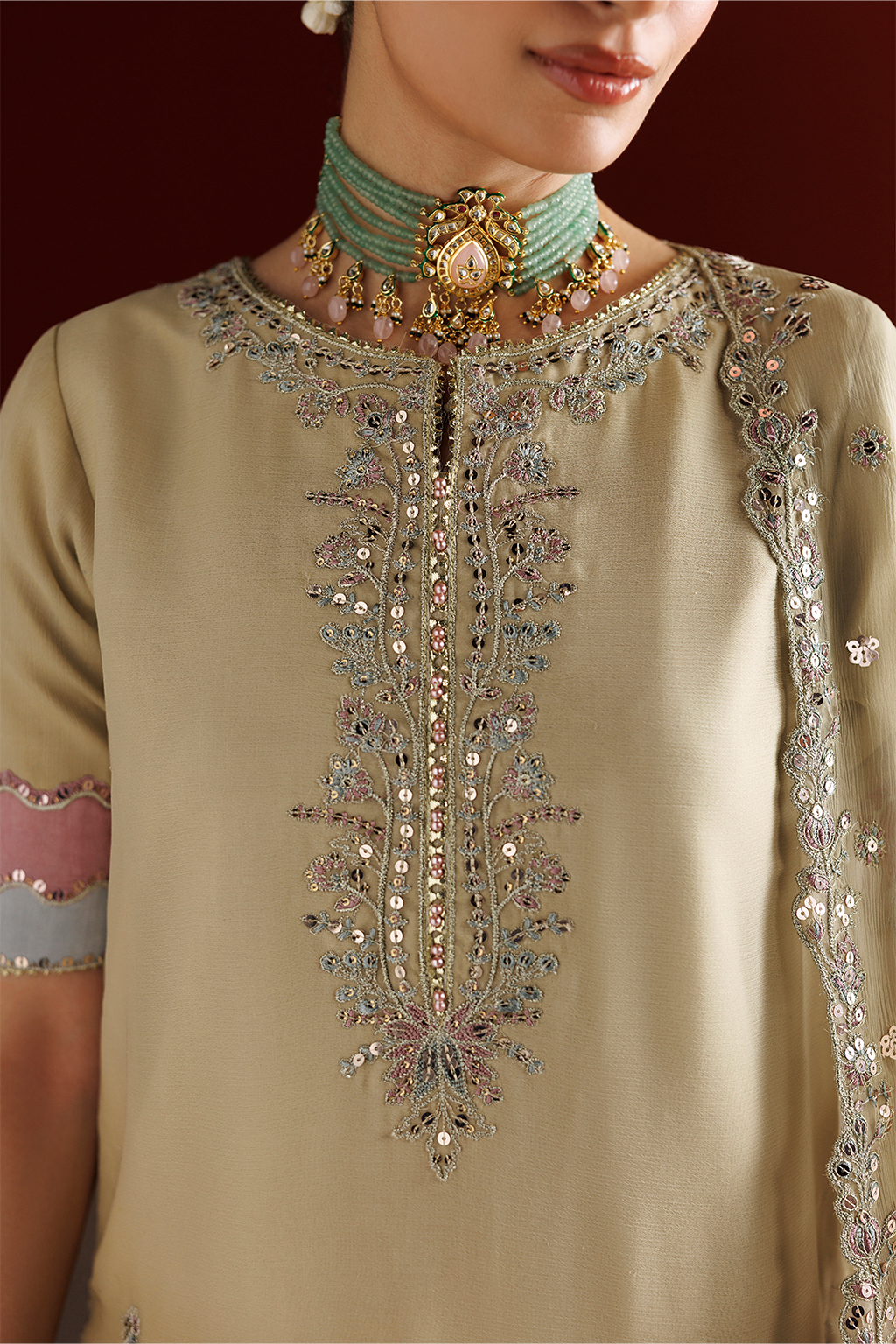 CC-108 Embroidered Chiffon