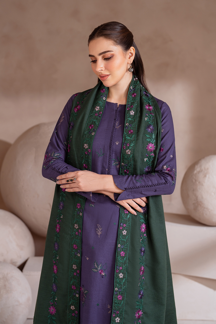 UE-366 Embroidered Khaddar