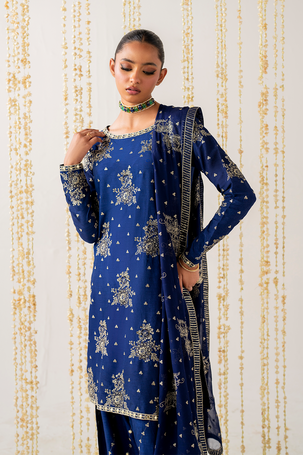 IRS-21 Embroidered Rawsilk