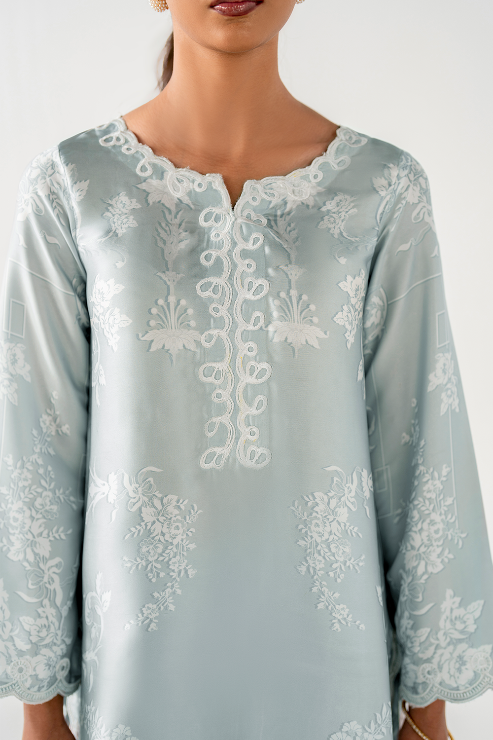 IP-242 Printed Charmeuse - Iznik