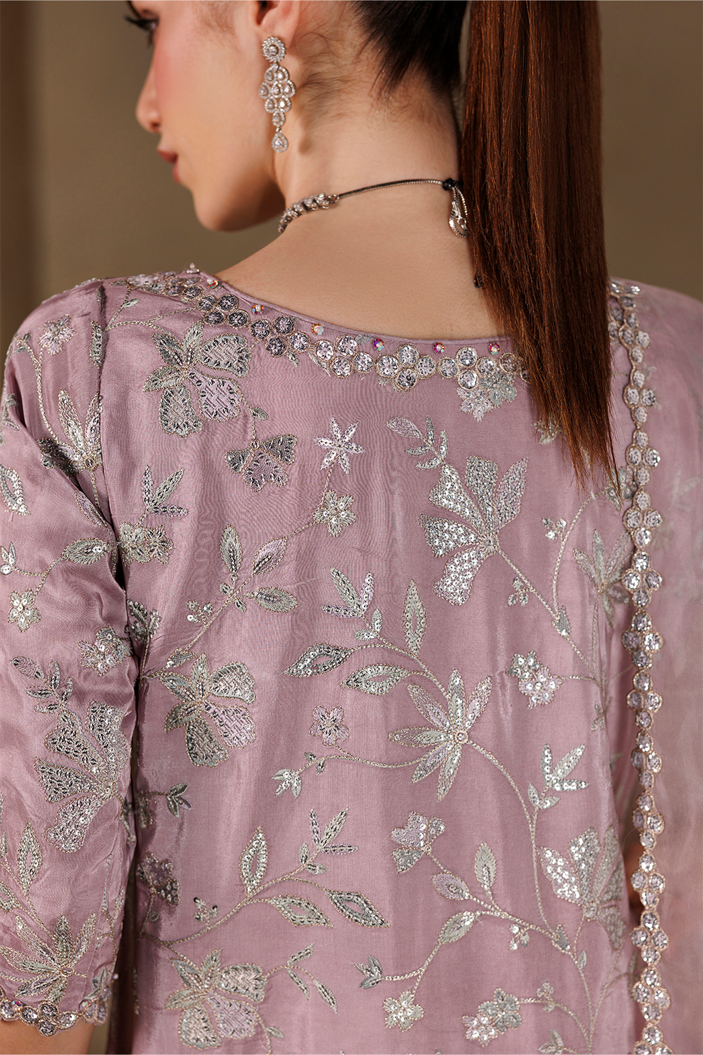 UE-730 Embroidered Ramen Silk