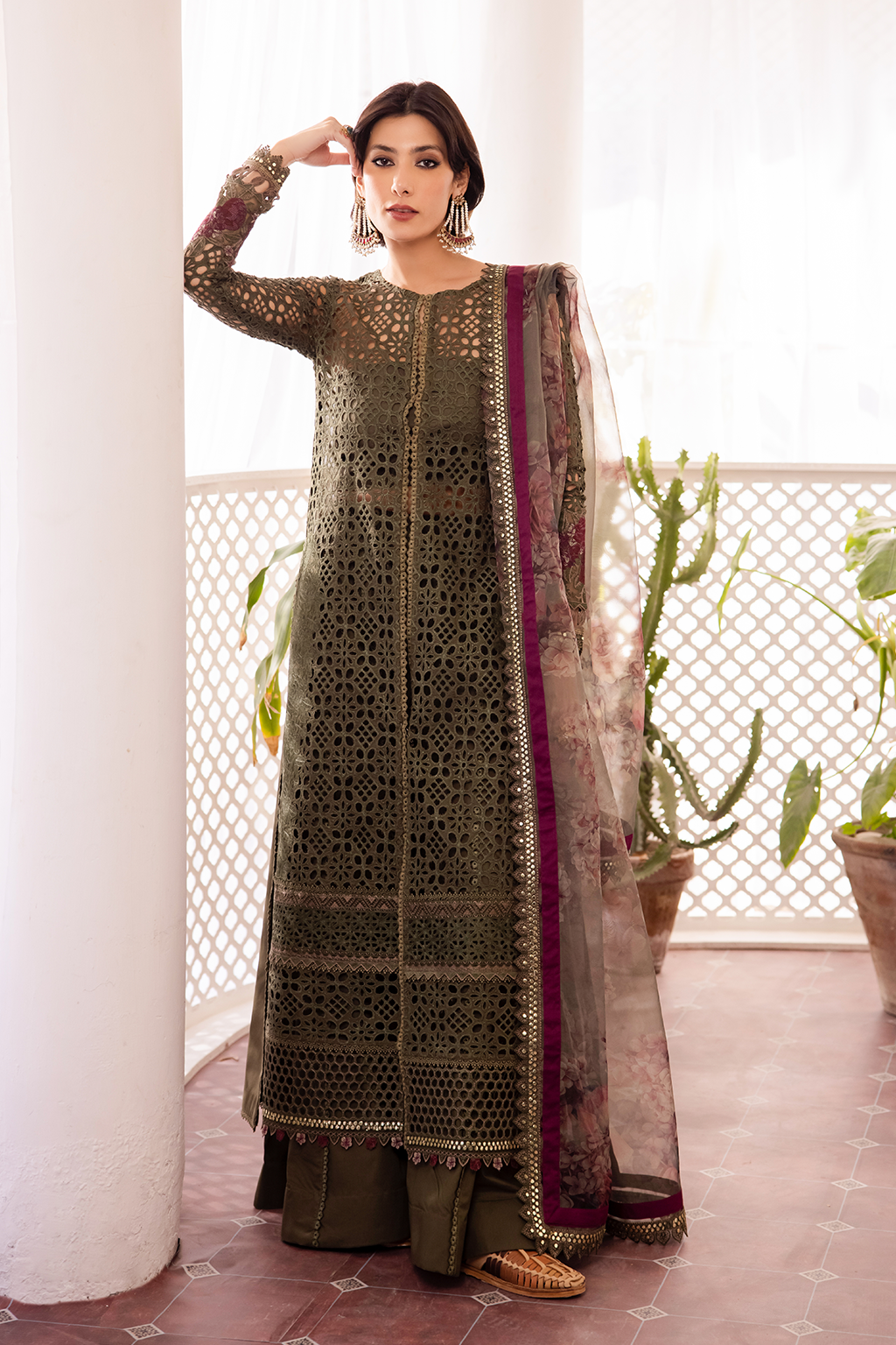 NKG-10  Embroidered Lawn