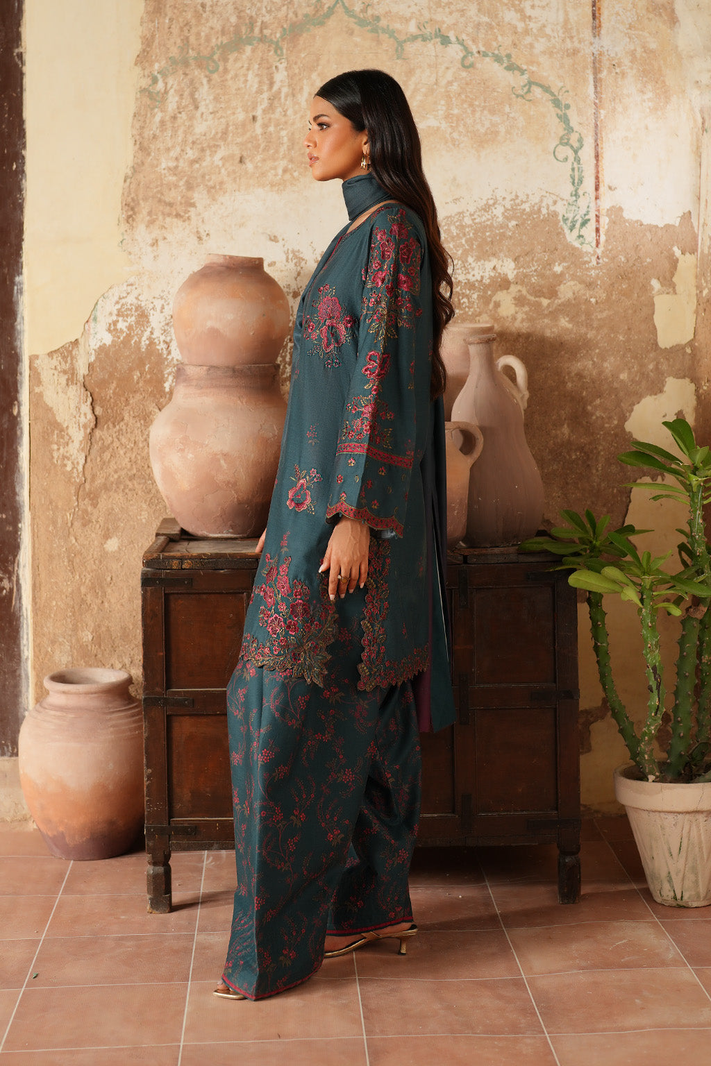 IPF-01 Embroidered Printed Linen