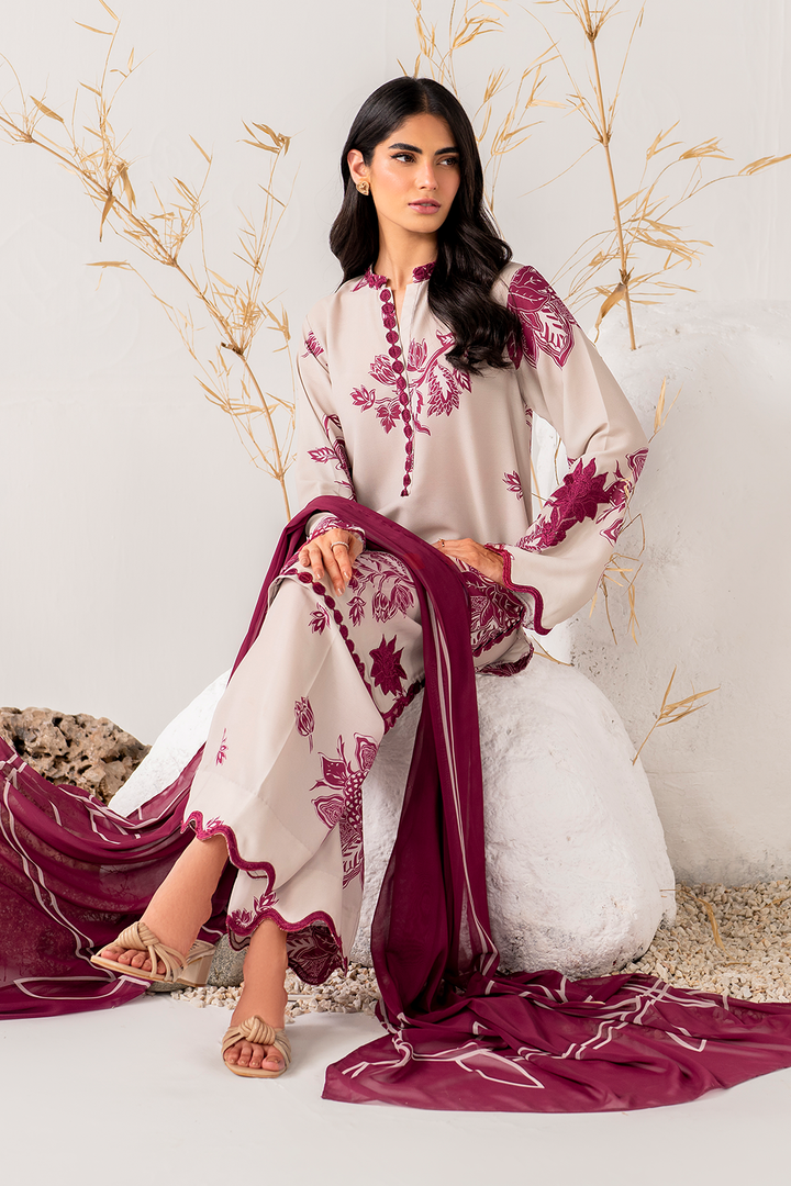 IP-236 Printed Georgette - Iznik