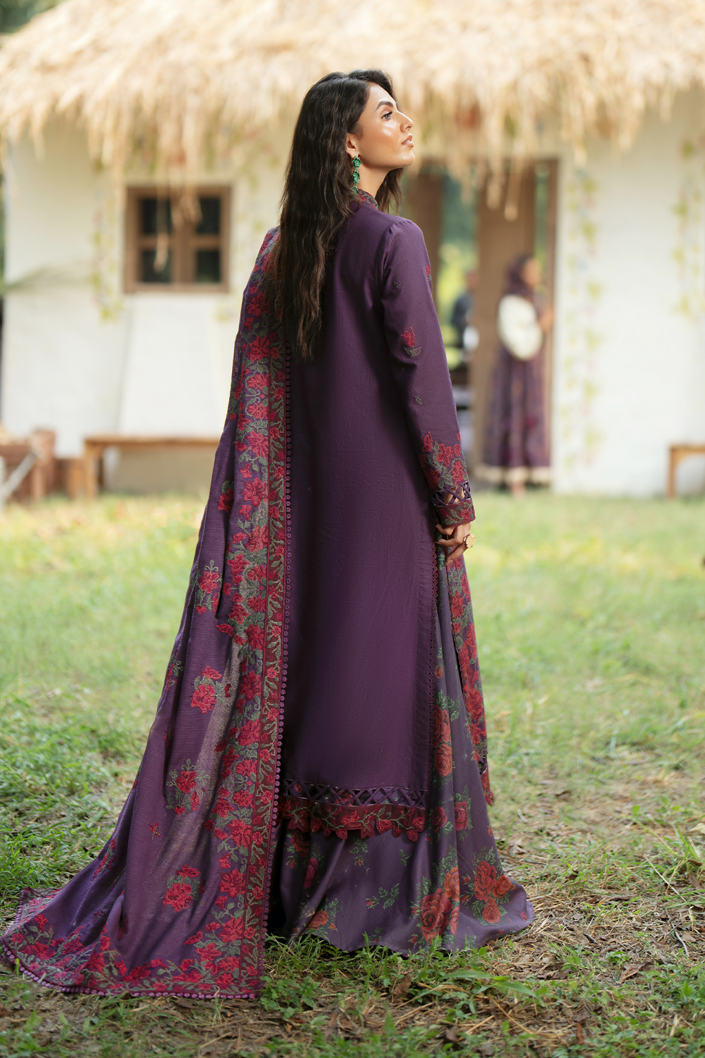 IPK-09 Embroidered Khaddar