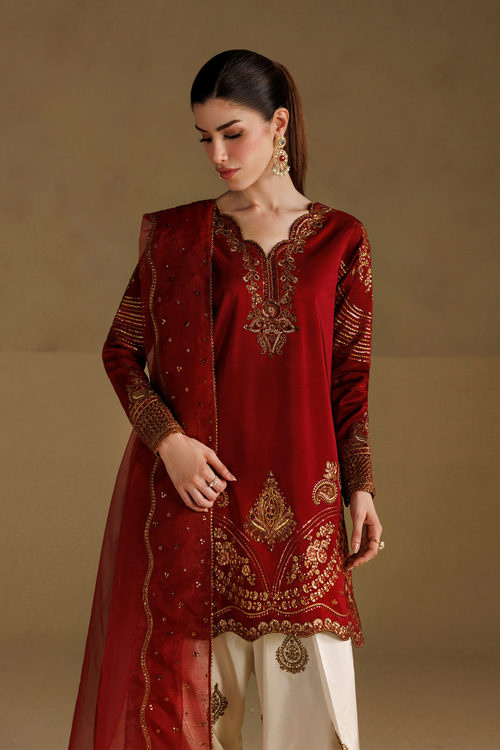UE-734 Embroidered Ramen Silk