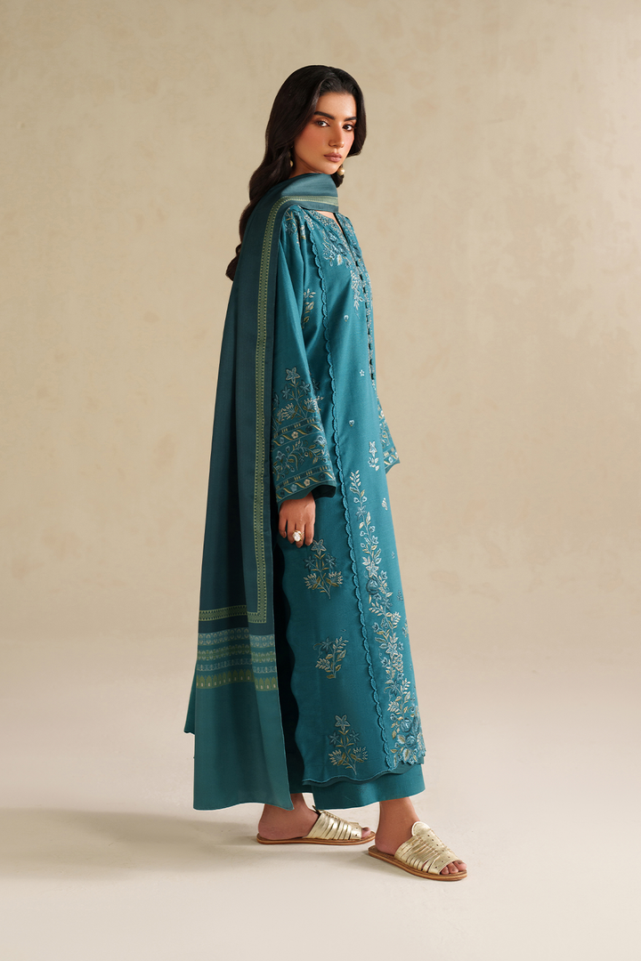 UE-587 Embroidered Khaddar
