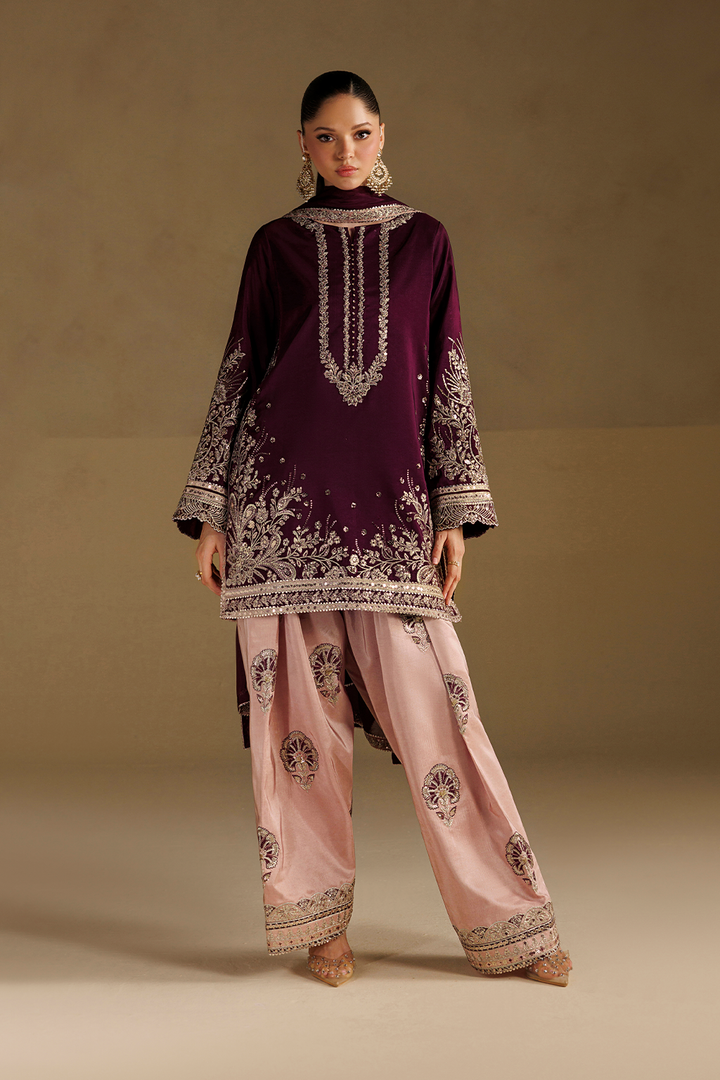 UE-733 Embroidered Ramen Silk