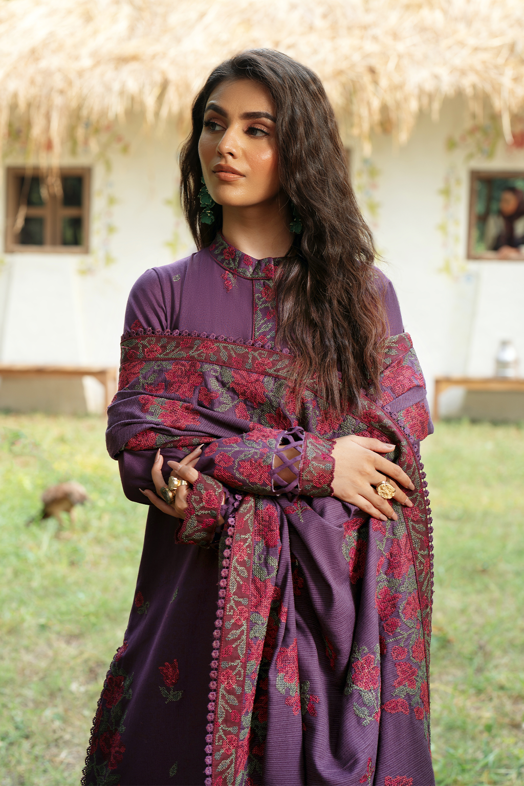 IPK-09 Embroidered Khaddar