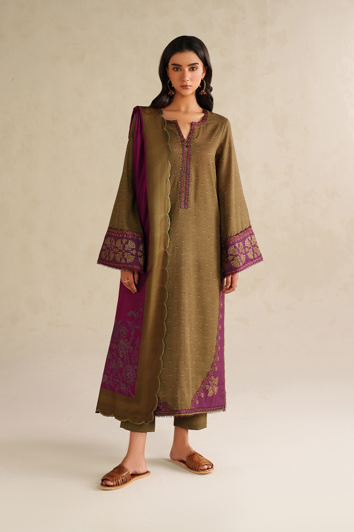 UE-573 Printed Khaddar