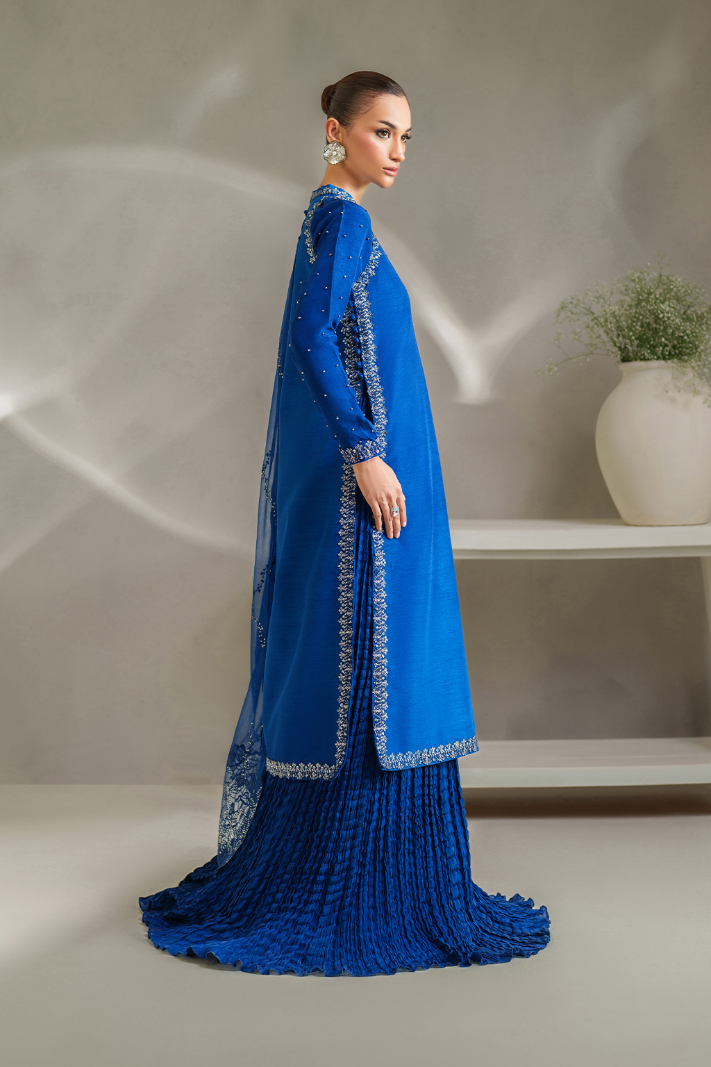 IP-336 Embroidered Rawsilk