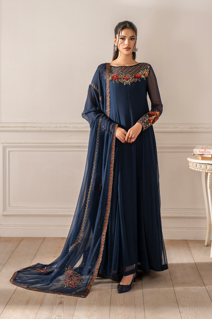 UE-412 Embroidered Chiffon