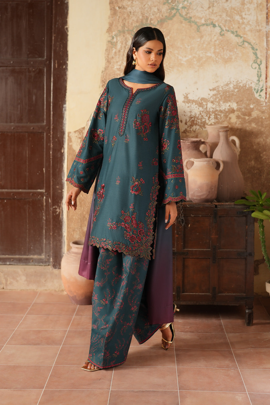 IPF-01 Embroidered Printed Linen