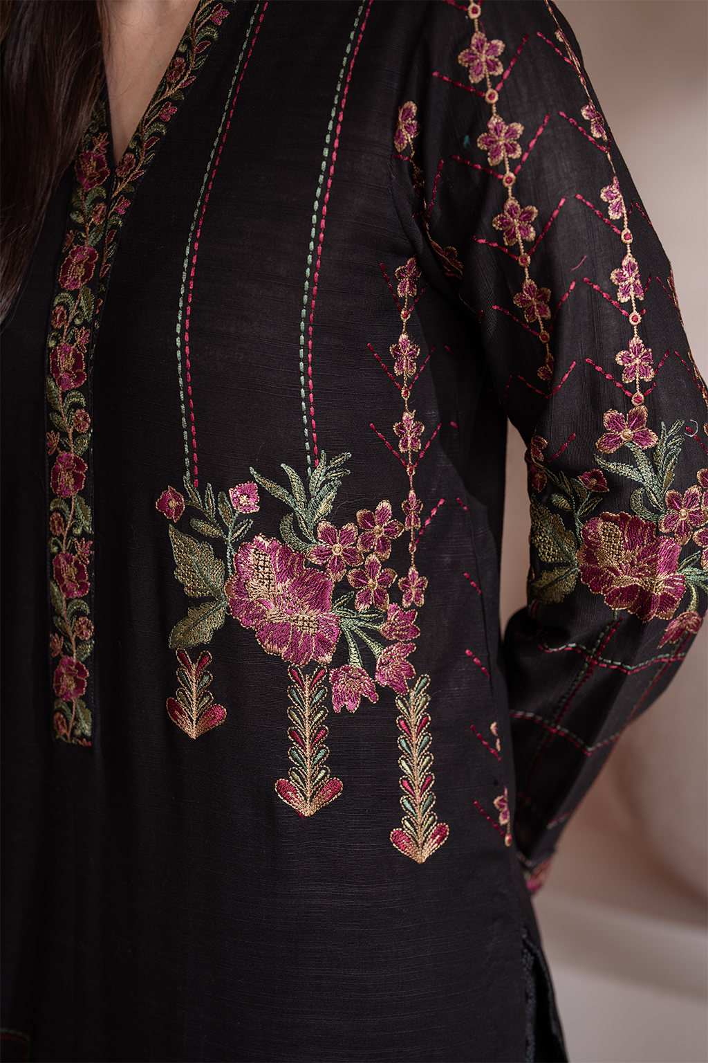 UE-365 Embroidered Khaddar