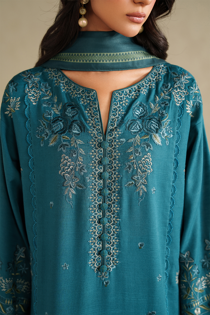 UE-587 Embroidered Khaddar