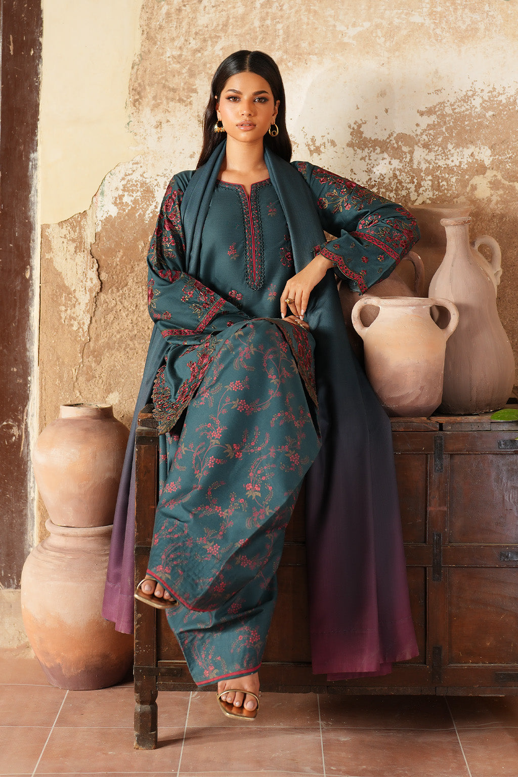 IPF-01 Embroidered Printed Linen