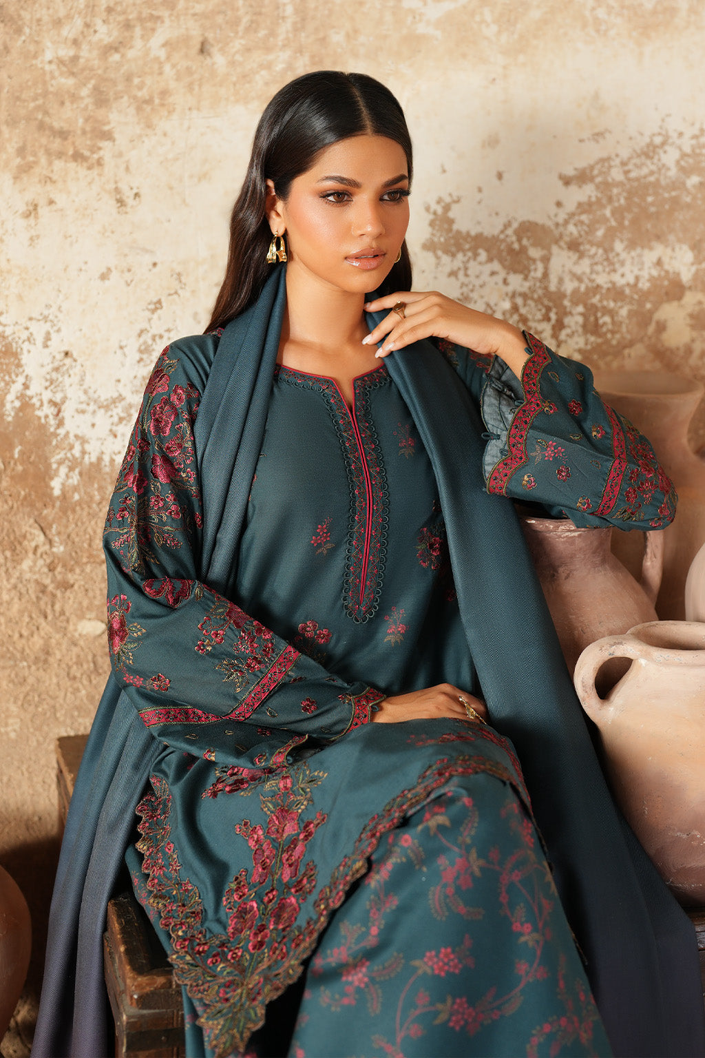 IPF-01 Embroidered Printed Linen