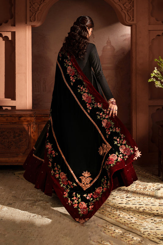 IV-59 Embroidered Velvet