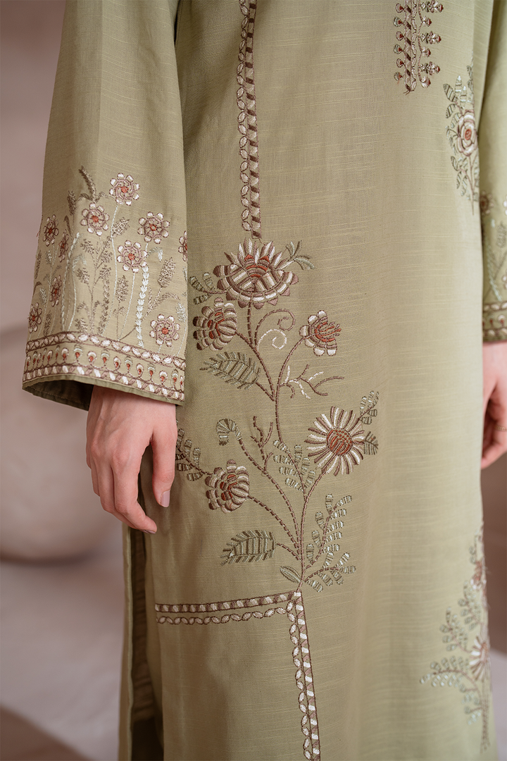 UE-359 Embroidered Khaddar