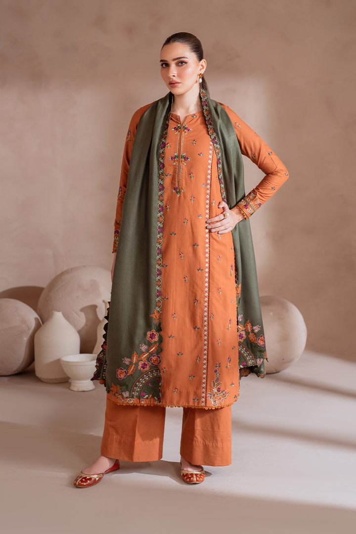 UE-367 Embroidered Khaddar