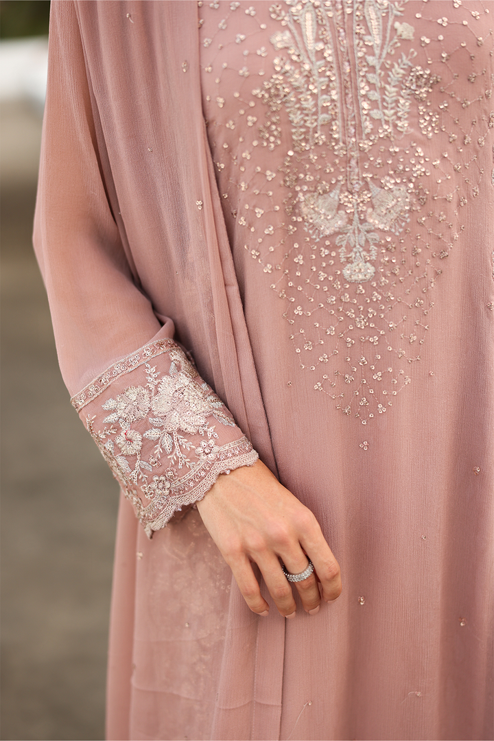 CC-69 Embroidered Chiffon - Iznik