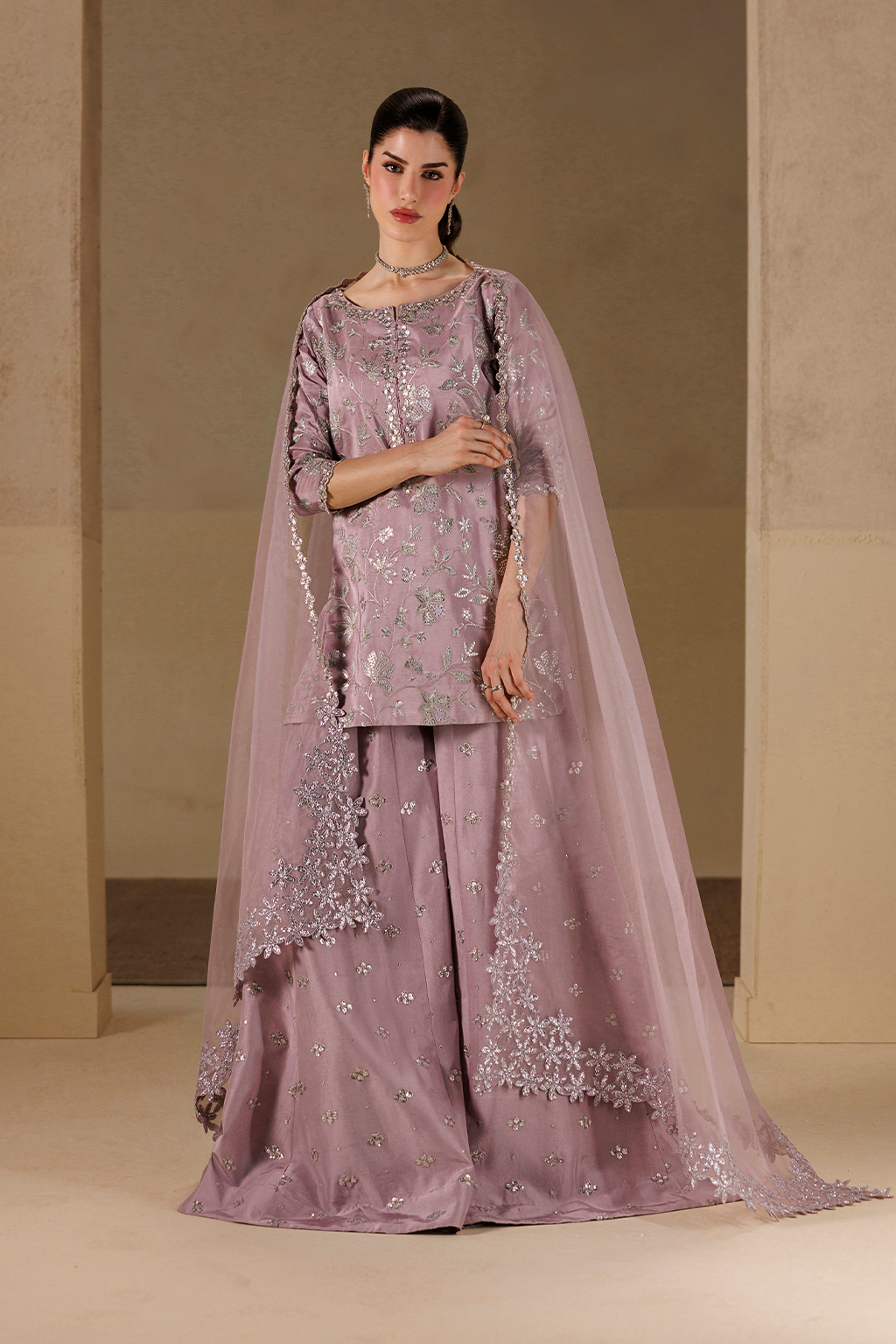 UE-730 Embroidered Ramen Silk