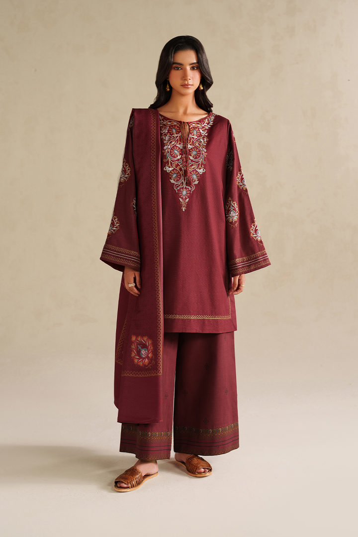 UE-588 Embroidered Khaddar