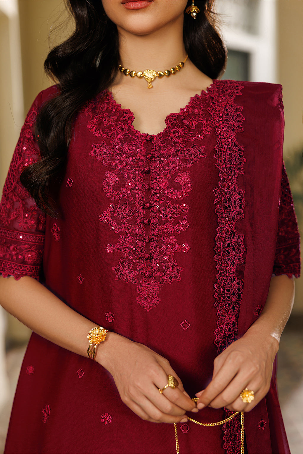 CC-97 Embroidered Chiffon