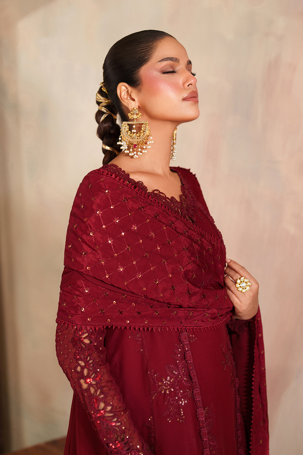 CC-83 Embroidered Chiffon