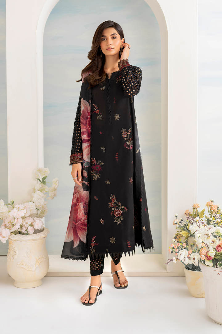 IGL-09 Embroidered Lawn - Iznik