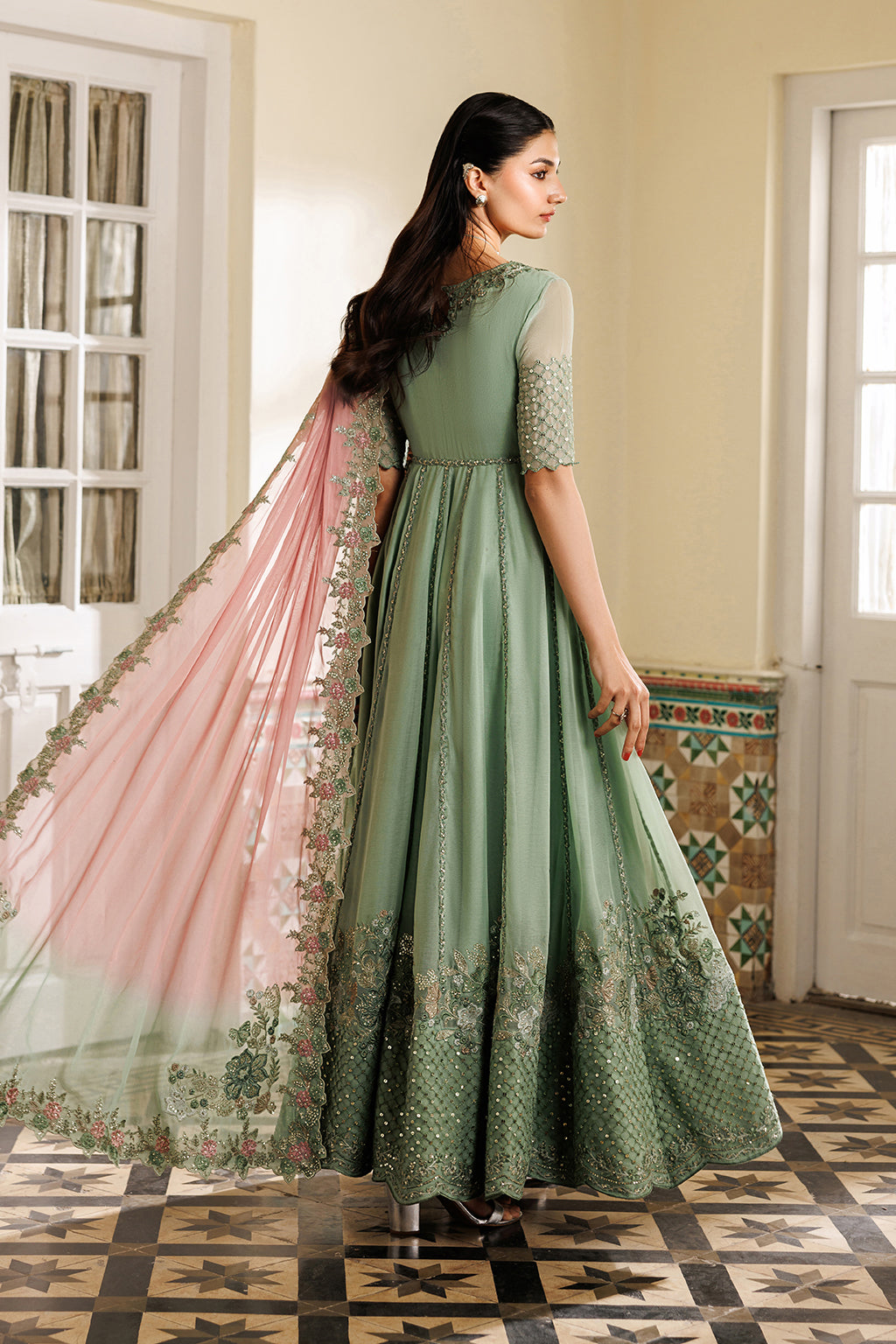 CC-99 Embroidered Chiffon