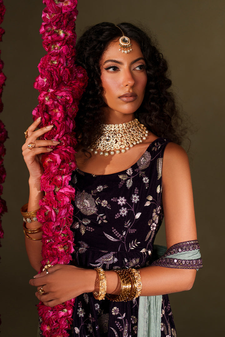 IV-67  Embroidered Velvet