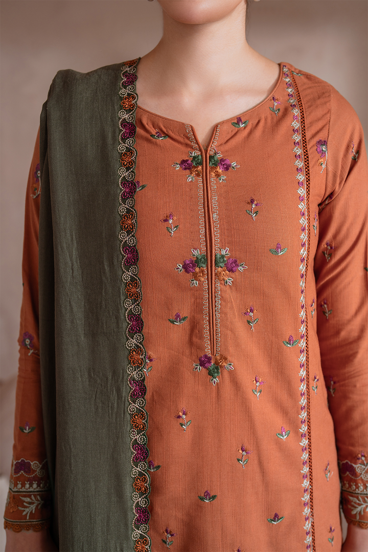 UE-367 Embroidered Khaddar