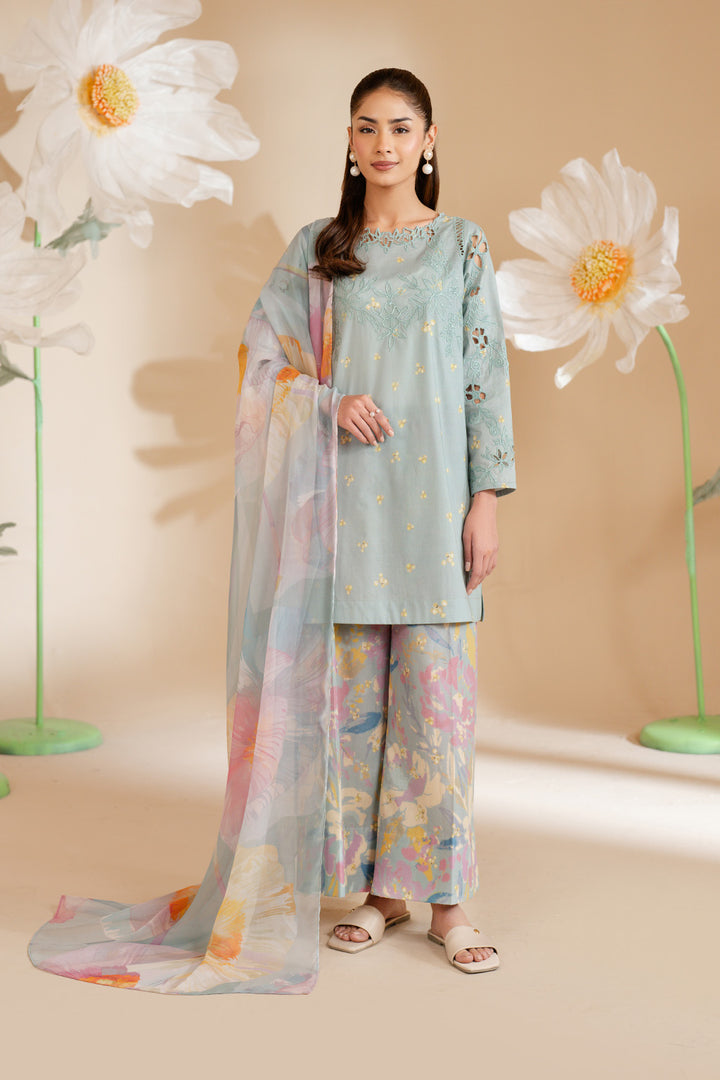 IP-316 Printed Lawn - Iznik