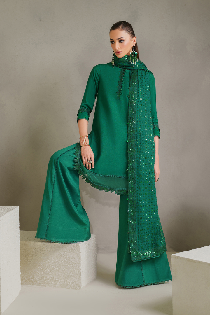 IP-337 Embroidered Rawsilk