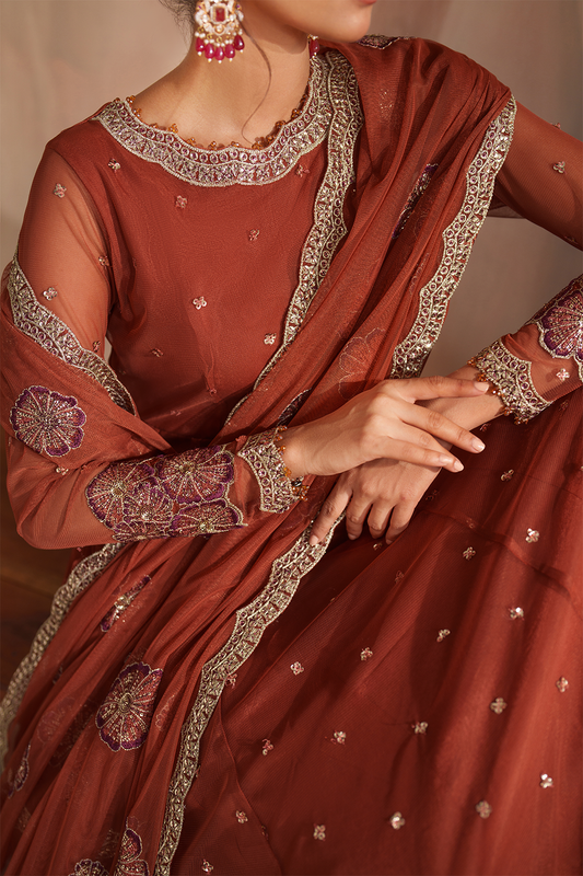 CC-78 Embroidered Net - Iznik