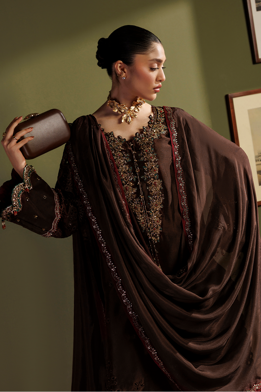 UE-721 Embroidered Ramen Silk