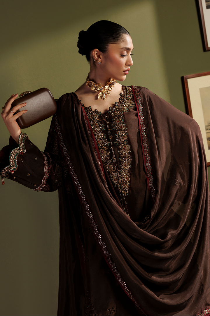 UE-721 Embroidered Ramen Silk