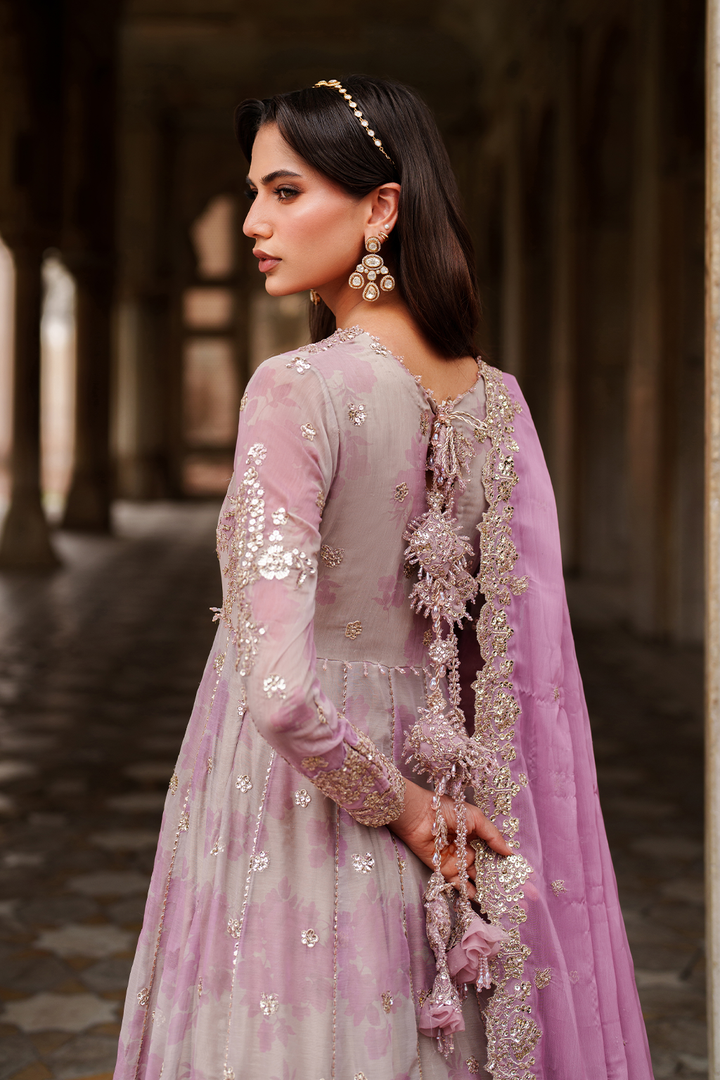 UE-555 Printed Chiffon - Iznik