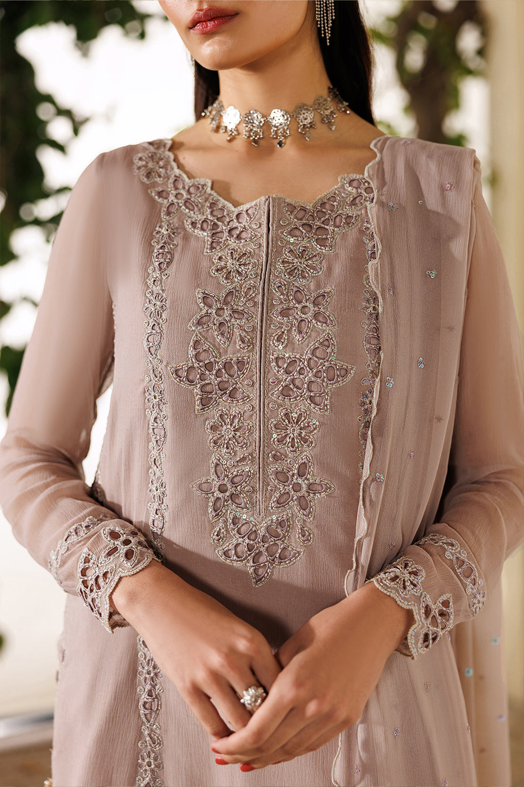 CC-92 Emboidered Chiffon