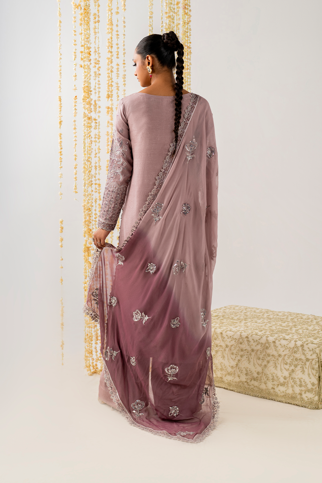 IRS-19 Embroidered Rawsilk