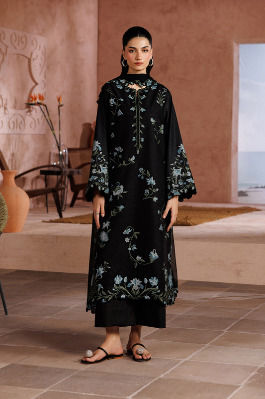 UE-695 Embroidered Lawn - Iznik