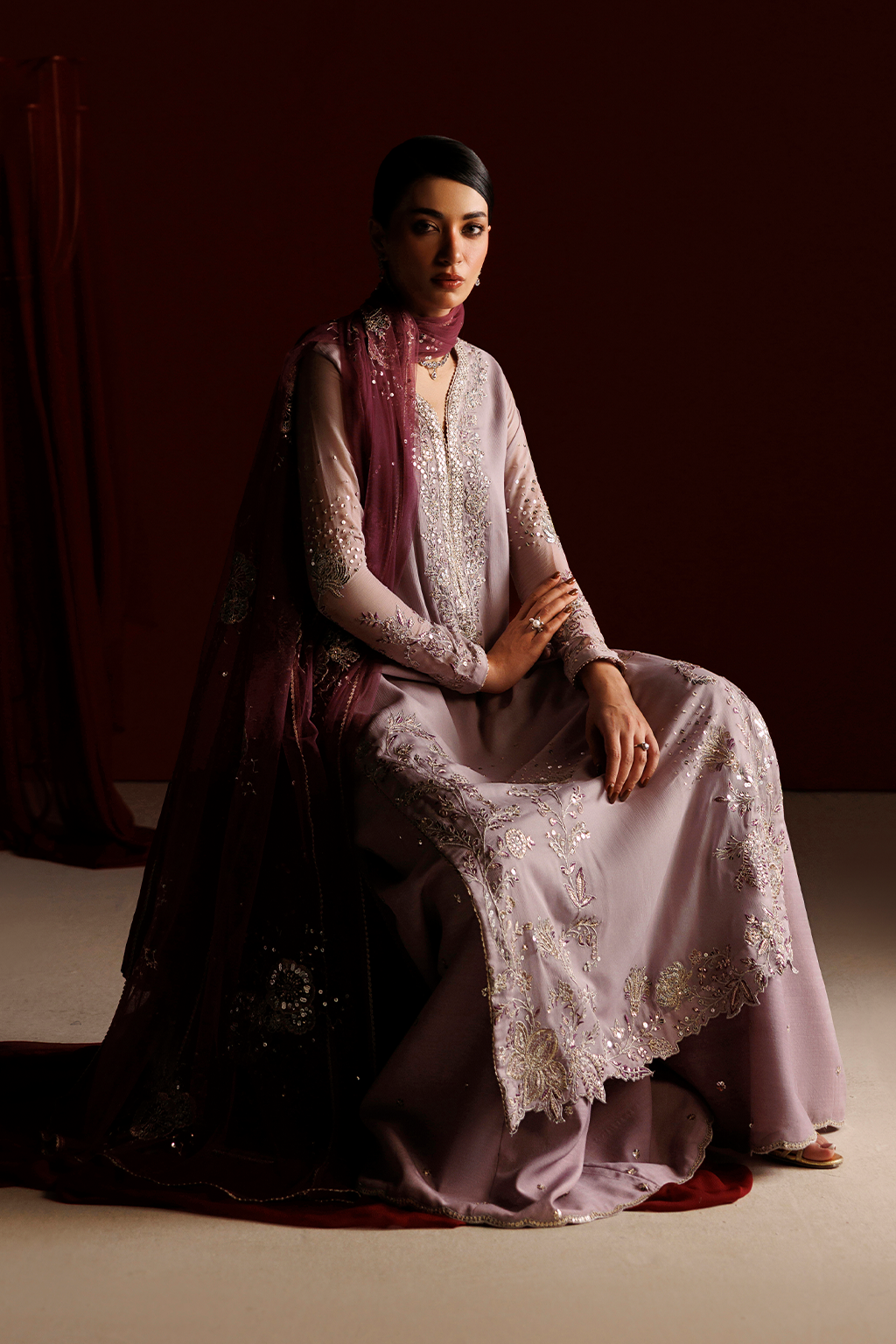 CC-110 Embroidered Chiffon