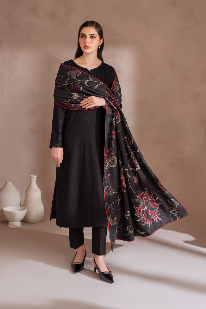 UE-364 Embroidered Khaddar