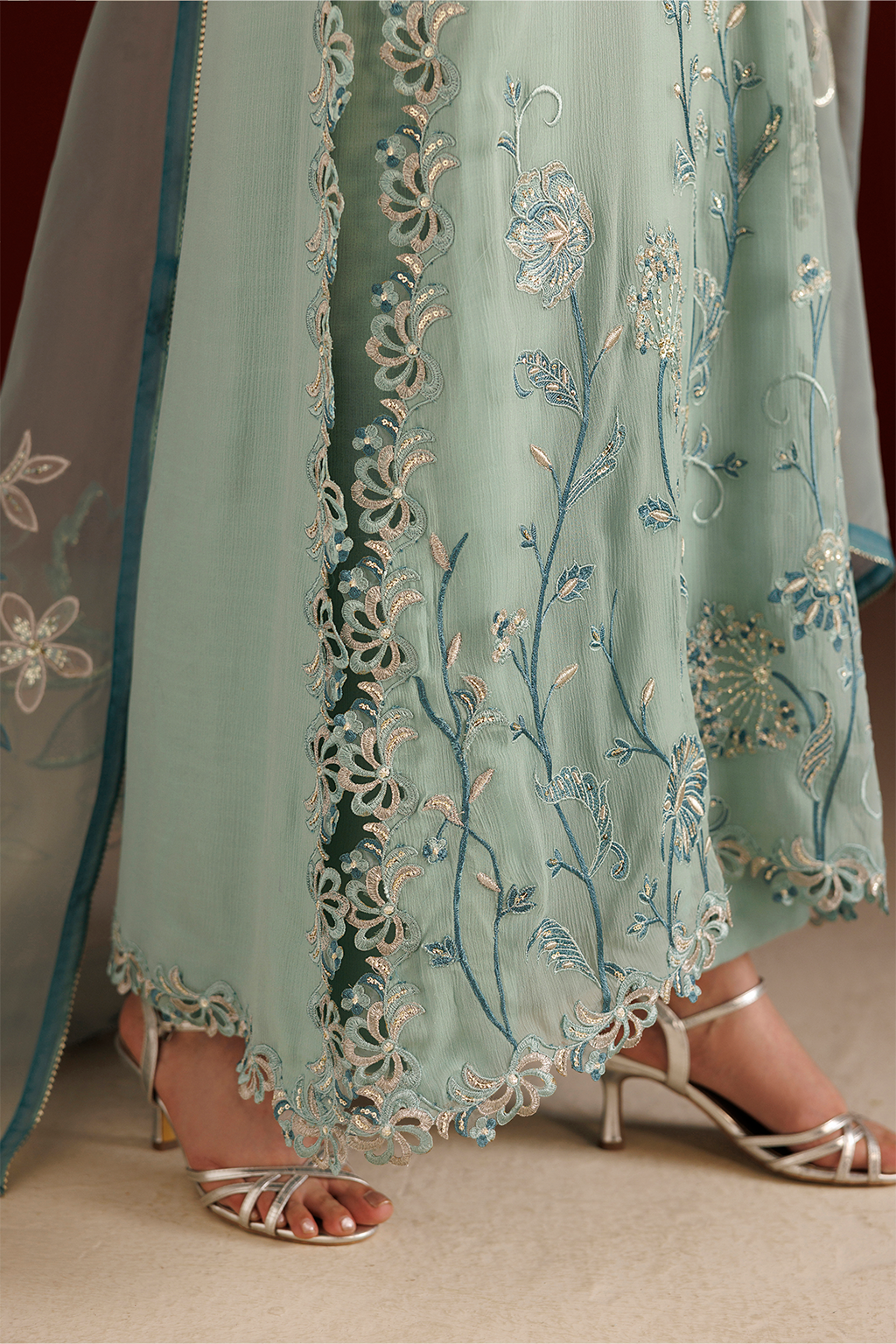 CC-112 Embroidered Chiffon