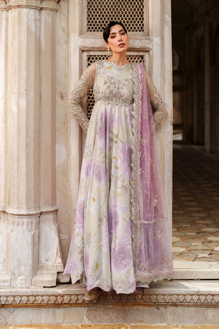 UE-546 Embroidered Chiffon - Iznik