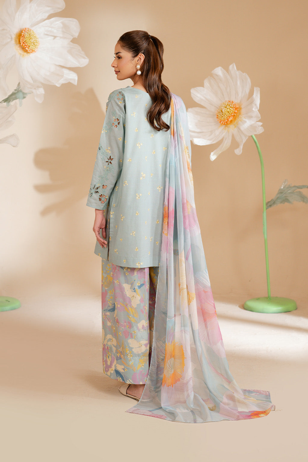 IP-316 Printed Lawn - Iznik