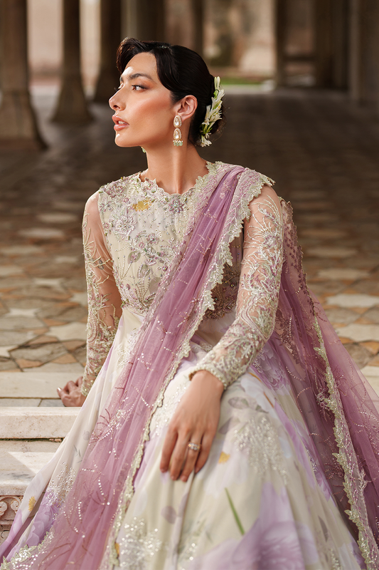 UE-546 Embroidered Chiffon - Iznik