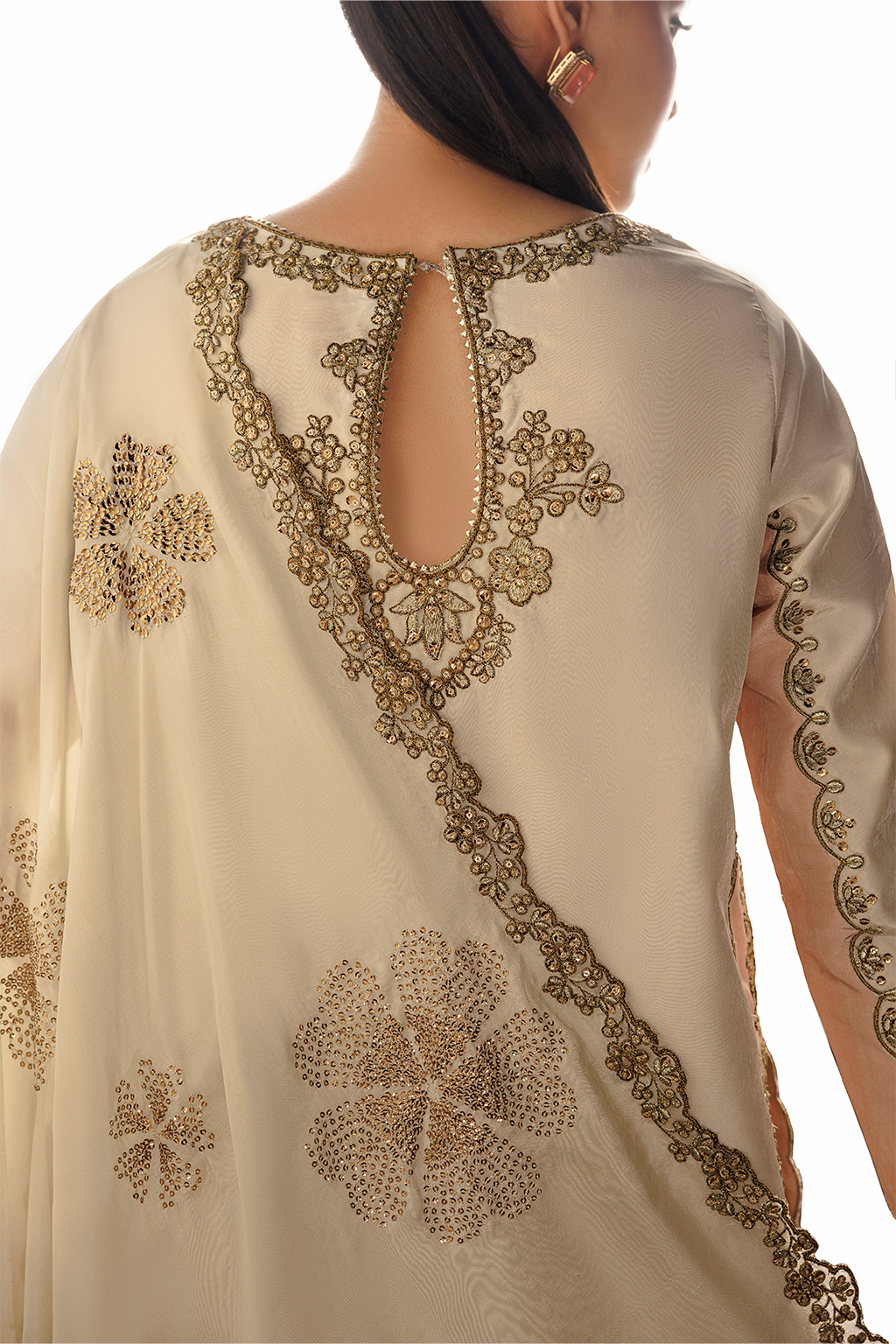UE-735 Embroidered Ramen Silk