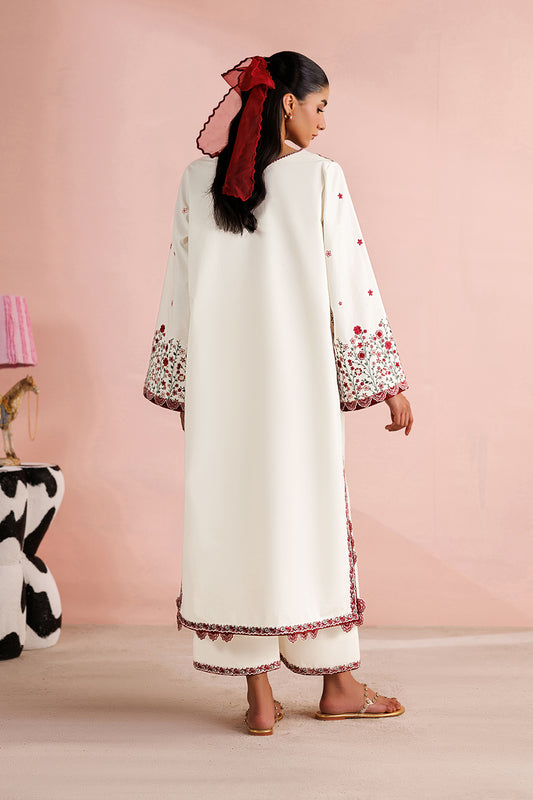 IP-355 Embroidered Lawn - Iznik